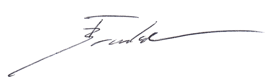 Fabians Unterschrift